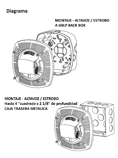[RBM429015] BOSCH F_GSSPK24CLPW - Altavoz ESTROBO / Color blanco / Techo / UL