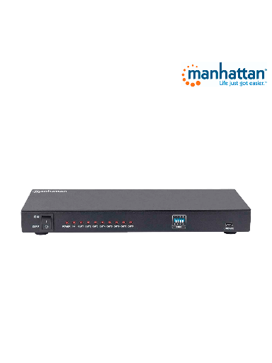 [MAN0560007] MANHATTAN 207560 - Video Splitter / HDMI / 4k@30Hz / 1 in:8 out