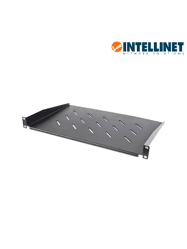 [ITL1590004] INTELLINET 714884 - Charola Rack 19", 1U, 30 cm de profundidad, ventilada, soporta hasta 25 kg