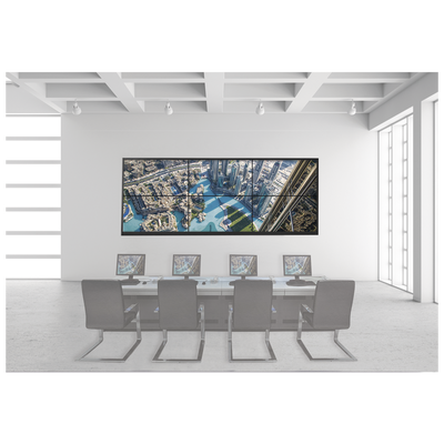 [193252] Kit Videowall 3X2 / Incluye 6 Pantallas de 55" / Decoder / Bases de Pared / Accesorios de Instalación