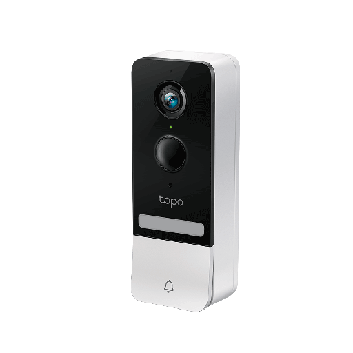 [TPL2220001] TP-LINK TAPO D230S1 - Videoportero WiFi de 5 MP con visión nocturna, ángulo de visión de 160 grados, batería de larga duración, sonido bidireccional, ranura para Micro SD y grado de protección IP64.