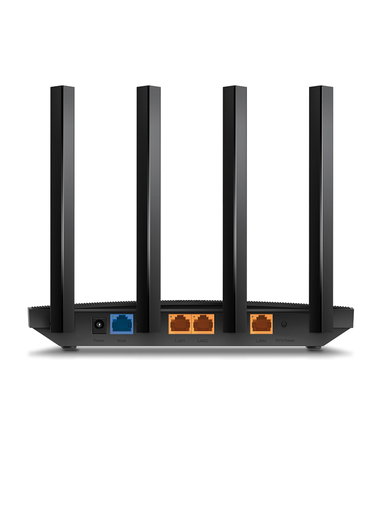 [TPL3660005] TP-LINK Archer AX12 - Ruteador WiFi 6 AX 1500Mbps con 1 puerto WAN RJ45 Gigabit Ethernet, 3 puertos LAN RJ45 Gigabit Ethernet, tecnologías MU-MIMO y OFDMA, además 4 antenas con Beamforming.