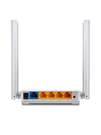 [TPL3660011] TP-LINK Archer C24 - Ruteador WiFi AC 750Mbps con 1 puerto WAN RJ45 Fast Ethernet, 4 puertos LAN RJ45 Fast Ethernet, 4 antenas fijas y modos de funcionamiento como enrutador, punto de acceso y extensor de red.