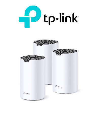 [TPL4220015] TP-LINK DECOS7 - Router Inalámbrico MESH Interior para Hogar / Doble Banda Wi-Fi 5 AC1900 Mbps / 3 Puerto Gigabit WAN/LAN / 3 Antenas Internas / Administración Mediante la App Deco (iOS, Android)