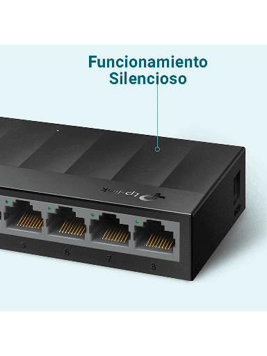 [TPL3700004] TP-LINK LS1008G - Switch para escritorio 8 puertos 10/100/1000Mbps.