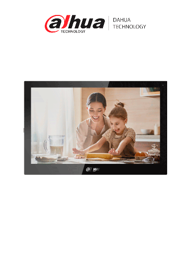 [DHT2210006] DAHUA VTH5341G-W - Monitor de 10" para videoportero o medición de temperatura, con sistema Android, pantalla táctil, WiFi y RJ45, ranura para MicroSD y PoE estándar. Ideal para medidas COVID-19. #TocToc #Seguridad