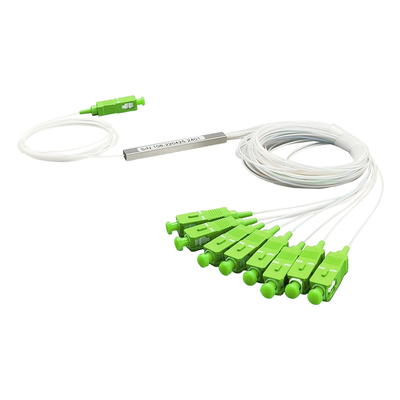 [223838] Splitter (Divisor Óptico) tipo PLC, de 1x8, conectores SC/APC 