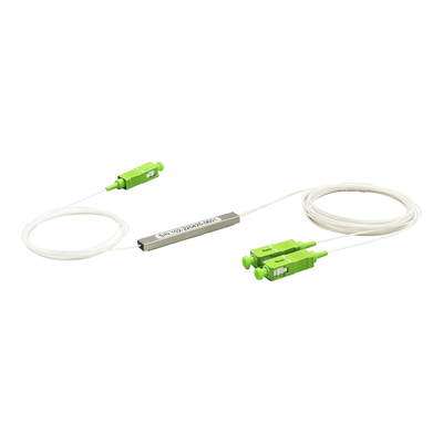 [223832] Splitter (Divisor Óptico) tipo PLC, de 1x2, conectores SC/APC 