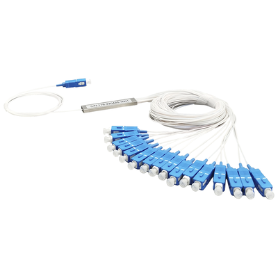 [223840] Splitter (Divisor Óptico) tipo PLC, de 1x16, conectores SC/UPC 