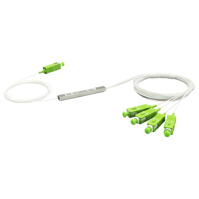 [223835] Splitter (Divisor Óptico) tipo PLC, de 1x4, conectores SC/APC 