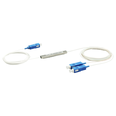 [223831] Splitter (Divisor Óptico) tipo PLC, de 1x2, conectores SC/UPC 