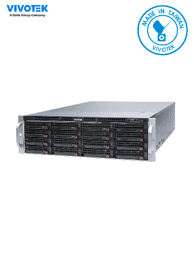 [VIV0220001] VIVOTEK NR9682-v3 - Grabador NVR 64 canales, 16 bahias, VSS Pro integrado, Deep Search, Salida HDMI, Doble fuenta de energía, 512Mbps, Expandible a 192 canales, ONVIF