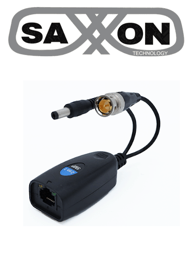 [SXN0410005] SAXXON SXDE502 - Par de Transceptores Pasivos de 5MP / Conector para Video y Energía / 5MP hasta 150 Metros / 1080P hasta 200 Metros / Soporta HDCVI / AHD / TVI / CBVS / Fácil Conexión 