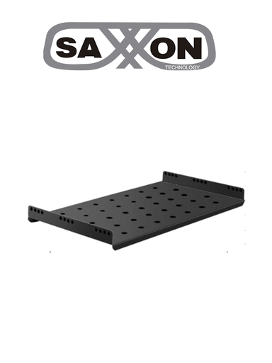 [SXN0420013] SAXXON SXCH19X1U600 - Charola ventilada para gabinete / Acero Laminado Color Negro / Medida de 600mm de Ancho x 600mm de Profundidad  