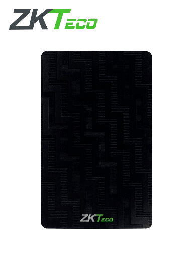 [ZKT0760007] ZKTECO IDCOLORCARD - Tarjeta de proximidad ID de 125 KHZ color negra / Sin folio impreso /  Unitaria / Logo ZKTeco