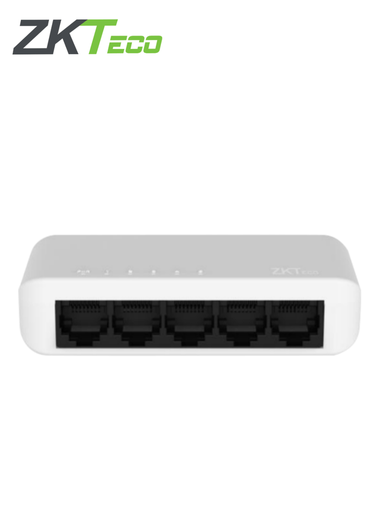 [ZKT3700001] ZKTECO ESE55C- Switch para Escritorio de 5 Puertos / Fast Ethernet 10/100  /  Diseño Compacto / Auto MDI/MDIX / Indicadores de funcionamiento / Carcasa de Plástico / No Administrable #SwitchZK