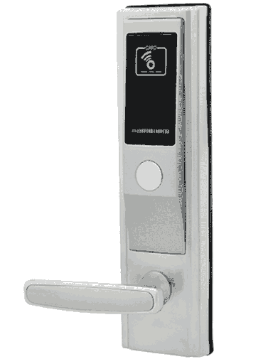 [ZAS062001] ZKTECO LH3600L - Cerradura Izquierda para Hotel con Tecnología Mifare 13.56 MHz, Compatible con Puertas de 35 a 55 mm de Grosor, Estándar Americano, con 5 Pestillos de Seguridad