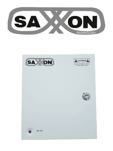 [SXN2290014] SAXXON SX5A9CH - Fuente de Poder Profesional 12 VCD / 9 Canales / 0.6 Amperes por Canal / Protección contra Sobrecargas / Led Indicador de Funcionamiento