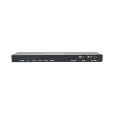 [225949] Splitter HDMI 1x4 | 1 Entrada a 4 salidas (Simultaneas) | 4K@60Hz | Extractor de Audio | Down Scaler | HDR  4:4:4 | EDID | 18Gbps