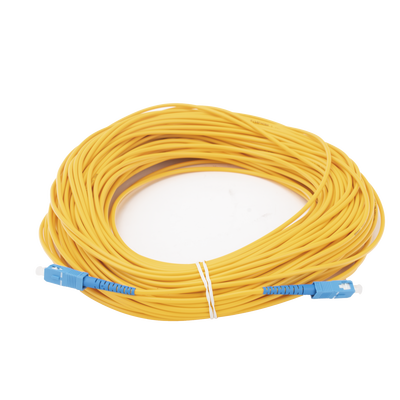[230395] Jumper de Fibra Óptica Monomodo SC/UPC-SC/UPC Simplex de 50 metros,  3mm