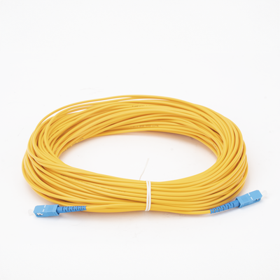 [230394] Jumper de Fibra Óptica Monomodo SC/UPC-SC/UPC Simplex de 40 metros,  3mm