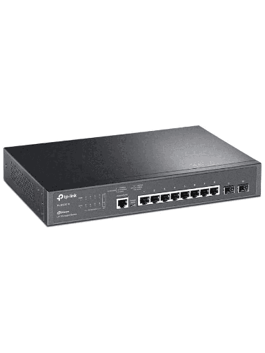 [TPL3700026] TP-LINK SG3210 - Switch JetStream administrable con 8 puertos 10/100/1000 Mbps y 2 puertos SFP, compatible con administración centralizada OMADA SDN.