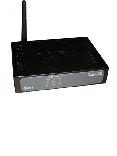 [32117] ALFA bAWAP602HW- ACCESS POINT PARA INTERIOR/ POTENCIA 2 WATT/ FUNCION WDS/ 802.11BG/ ANTENA OMNI 2DBI