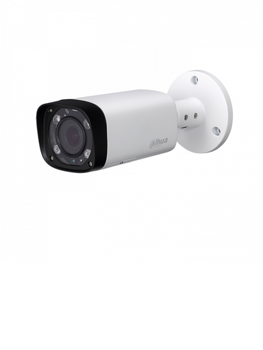 [DAH394018] DAHUA HFAW1100RVFE6 - Cámara bullet HDCVI 720p / TVI / AHD / CVBS / 1  MP / Lente 2.7 A13.5 mm / Smart IR 60 Mts / IP67 / Menú OSD / HLC / DWDR