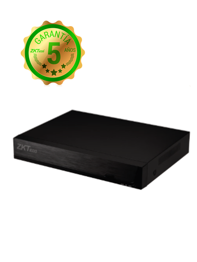 [ZKI176001] ZKTECO Z8504NER4P - NVR 4 Canales IP / H265 / 4 Puertos  PoE / Resolución hasta 5 MP /  HDMI / VGA / 1 Puerto SATA hasta 8TB / P2P
