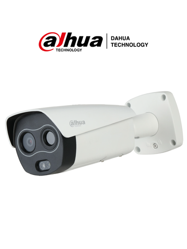 [DHT0090009] DAHUA TPC-BF3221P-TB7F8-HTM - Camara IP Bullet Térmica Híbrida/ Soporta Medición de Temperatura Corporal/ Precision de medicion +-.3 Grados con Blackbody/ Lente Termico 7mm/ 256x192 VOx uncooled/ Lente Óptico de 8mm/ IP67/ PoE/ ePoE