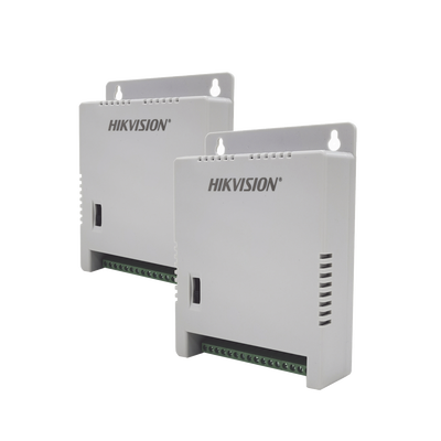 [230590] 2 Fuentes de Poder Regulada (12 Vcc / 13.5 Vcc / 15 Vcc) para 16 Cámaras / 1 Amp por Salida / Voltaje de Entrada 185 - 240 VCA / Soporta 4K / Modo para Largas Distancias