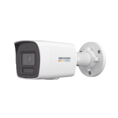 [228719] Bala IP 2 Megapixel / Lente 2.8 mm / Dual Light + ColorVu (30 mts Luz Blanca + 30 mts IR) / ACUSENSE Lite / Exterior IP67 / WDR 120 dB / PoE / Micro SD / ONVIF / Metal