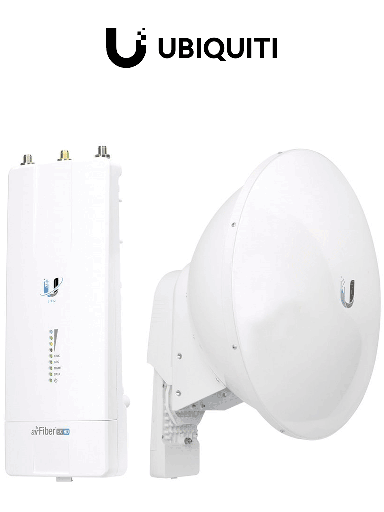 [UBI3520002] UBIQUITI AF-5XHD-23-S45: Kit AirFiber con Radio AF-5XHD y Antena AirFiber 23 dBi Slam-45, para enlace PTP carrier class BACKHAUL, hasta 500 Mbps Full Duplex en banda libre de 5.8 GHz.