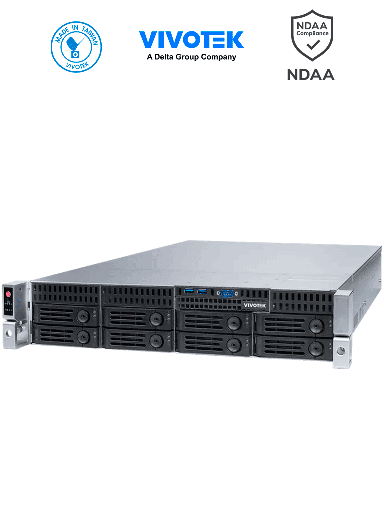 [VIV0210005] VIVOTEK NR9581-v3 - Grabador NVR 32 canales y 8 bahias, VSS Pro integrado, Deep Search, Salida HDMI, con doble fuenta de energI­a, 512Mbps, expandible hasta 128 canales, NDAA y ONVIF