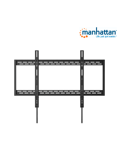 [MAN0530008] MANHATTAN 461993 - Soporte de Pared para Pantallas de 60 a 100 Pulgadas/ 100 Kg de Carga/ Fijo/ Acero de Alta Calidad/ VESA 200/ 300/ 400X200/ 400/ 600X400/ 800X400/ 800X600/ 900X600/ Certificaciones RoHS, UL/ 