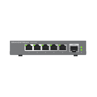 [221774] Switches de red Multi-Gigabit de 2.5G No Administrable / 5 Puertos RJ45 de 100/1000/2500Mbps / 1 puerto de fibra SFP+
