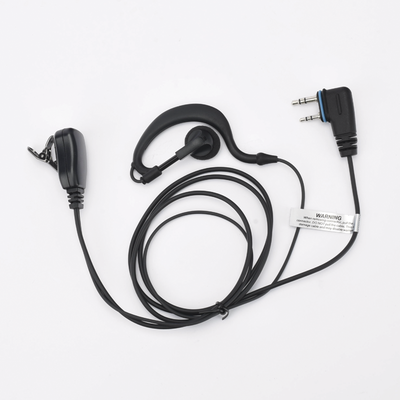 [229143] Micrófono - audífono de solapa ajustable al oído para ICOM IC-F11/ 14/3021/ 3013/ 3103/ 3003/ 1100D/2100D