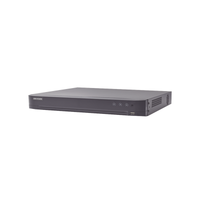 [230014] DVR 16 Canales TURBOHD + 16 Canales IP / 8 Megapixel (4K) / Audio por Coaxitron / ACUSENSE / Reconocimiento Facial / 2 Bahías de Disco Duro / Salida de Video en 4K / H.265+ / Alarmas I/O