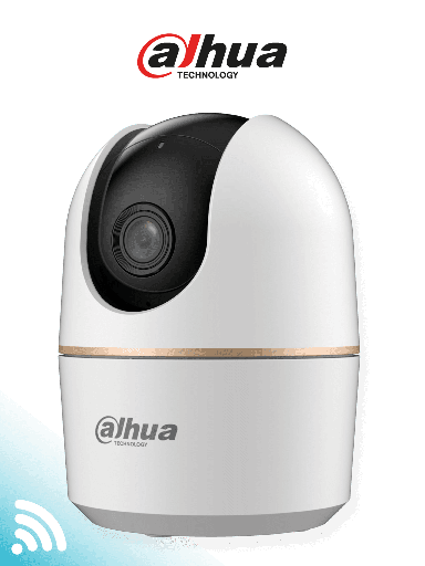 [DHT0150058] DAHUA DH-H3A - Cámara IP Domo Motorizado Wifi de 3 Megapíxeles con IA, autotracking, audio bidireccional (micrófono y altavoz), sirena integrada, IR de 10 m, detección de humanos y ranura MicroSD #WiFiDahua