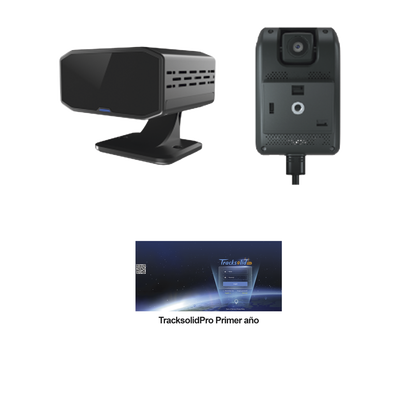 [232863] KIT Dashcam con sistema de control ADAS (asistencia de manejo) y Camara DMS con IA (JC170) / Multiples alarmas /Comunicación dos vías / ideal para flotas vehiculares / Facil instalacio / Incluye primer año TrackSolidPro