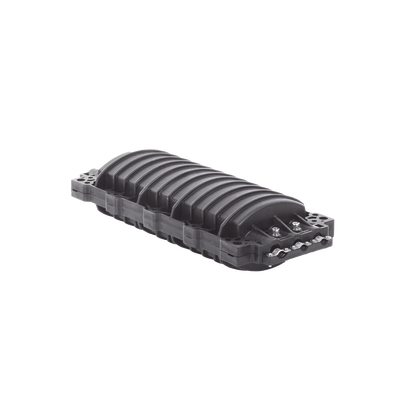 [227650] Caja de Distribución de Fibra Óptica Horizontal, hasta 96 empalmes, Exterior IP68, 2 puertos de entrada y salida 