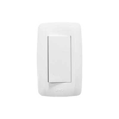 [232047] Placa con Interruptor Sencillo / 127 V 10 A /3 Módulos.