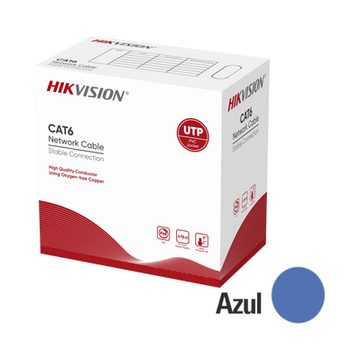 [158801] Bobina de Cable de 305 m (1000 ft) Cat 6 / 100% Cobre / Color Blanco / Uso en Interior / PVC