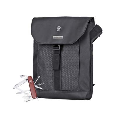 [175902] Paquete Victorinox de Mochila ADVENTURE TRAVELER DELUXE y Navaja CLIMBER de 14 Funciones.
