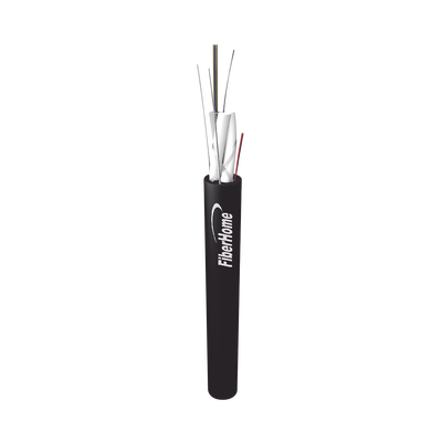 [172097] Kilómetro de Fibra Óptica Aérea Mini ADSS (ASU) G.652D, Monomodo de 12 Hilos, Exterior, Span 80, Loose Tube