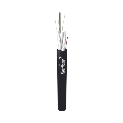 [217220] Kilómetro de Fibra Óptica Aérea Mini ADSS (ASU) G.652D, Monomodo de 12 Hilos, Exterior, Span 120, Loose Tube