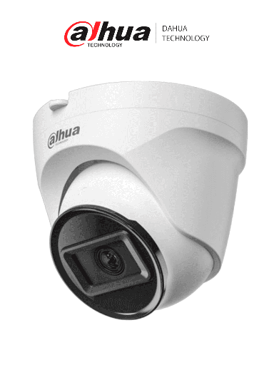 [DHT0040133] DAHUA DH-IPC-T1E40 - Camara IP Domo de 4 Megapixeles/ Lente de 2.8 mm/ 93 Grados de Apertura/  H.265+/ WDR Real de 120 dB/ IR de 30 Metros/ IP67/ PoE/