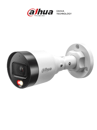 [DHT0030175] DAHUA DH-IPC-HFW1439S1-A-IL  -Cámara IP Bullet de 4 Megapíxeles/Dual Light/ Lente de 2.8mm/ 94 Grados de Apertura/ Micrófono Integrado/ 15 Metros de Iluminación con Luz Visible/ H.265+/ WDR de 120 dB/ #LoNuevo