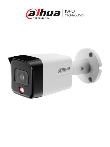 [DHT0030177] DAHUA IPC-HFW1839TC-A-IL - Cámara IP Bullet 4k Full Color + Iluminación Dual/ 8 Megapíxeles/ Dual Light/ Lente de 2.8 mm/ 110 Grados de Apertura/ Micrófono Integrado/ H.265/ IR de 30 Metros/ IP67/ PoE/ DWDR/ #LoNuevo