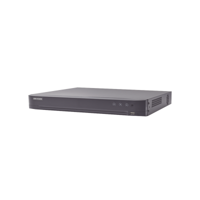 [230008] DVR 4 Canales TURBOHD + 4 Canales IP / 8 Megapixel (4K) / Audio por Coaxitron / ACUSENSE / Reconocimiento Facial / 1 Bahía de Disco Duro / Salida de Video en Full HD / H.265+ / Alarmas I/O